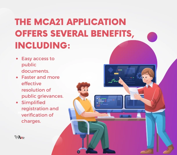 The MCA21 Application offers several Benefits, Including